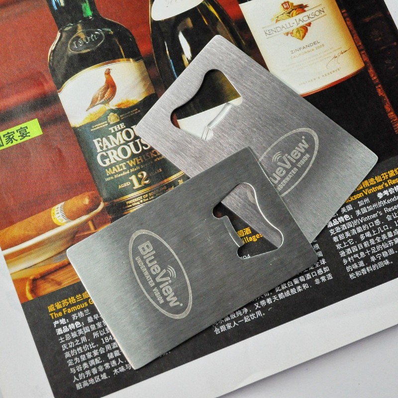 

High quality Stainless steel bottle opener ,credit card opener