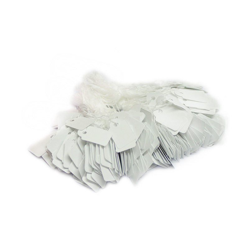 

Big Sale New Jewelry Display Price Label White String Tie-on Price Tag White Blank Paper Price Tag Label