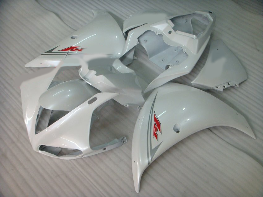 

Injection mold bodywork fairing kit for Yamaha YZF R1 09 10 11-14 white fairings set YZF R1 2009-2014 OY11, Same as picture