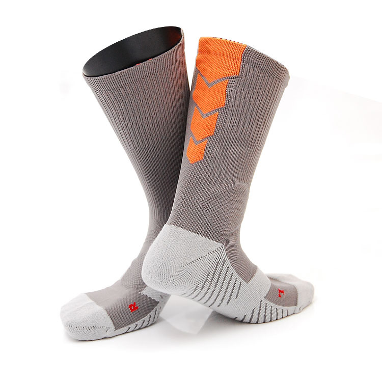 Gray with orange