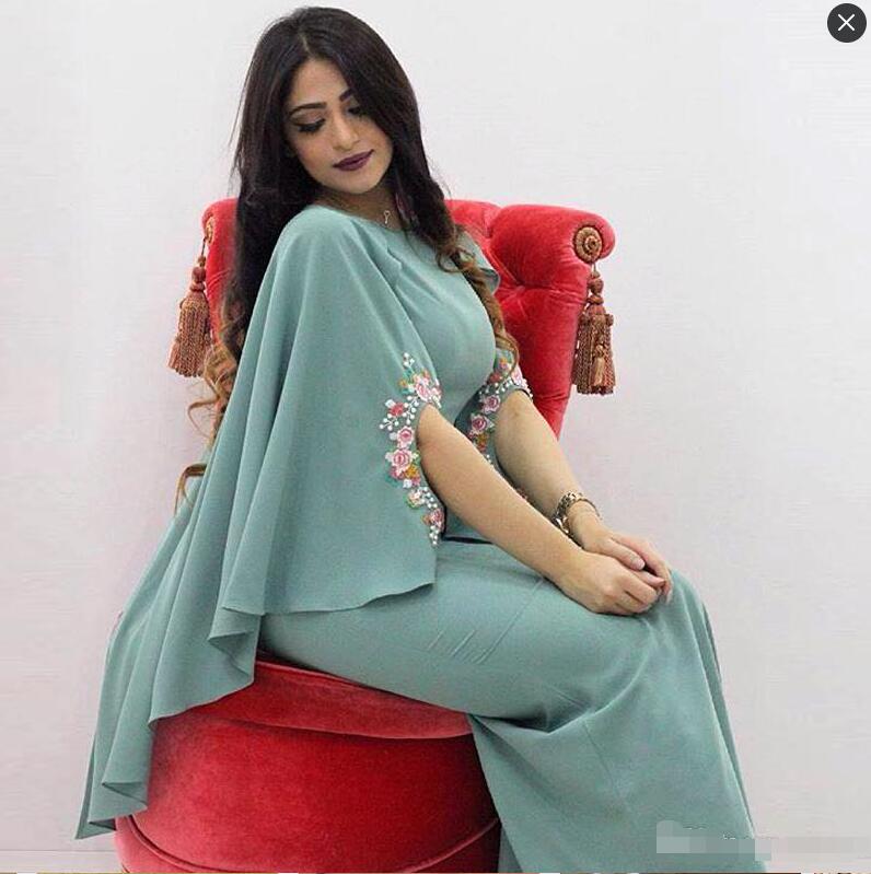 

Teal Mermaid Elegant Evening Dresses African Long Hot Formal Dresses with Wrap And Appliques Queen Gowns, Same as picture