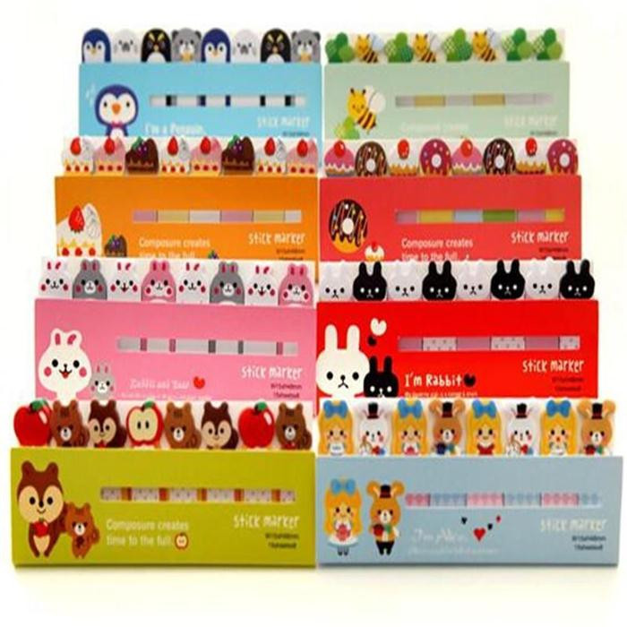 2019 Decoration Stationary Kawaii British Style Animals Mini Memo