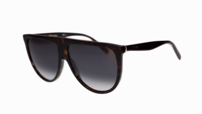 

Women Thin Shadow Sunglasses 41435 Black Grey Gradient Lens Flat Top sunglasses Occhiali da sole Women Fashion Sunglasses with box228B