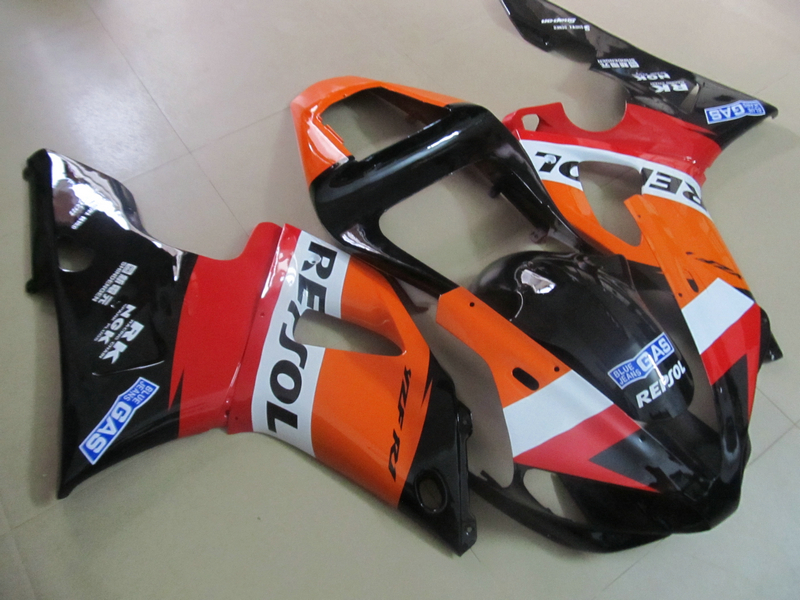 

Top selling fairing kit for Yamaha YZF R1 2000 2001 orange black fairings set YZFR1 00 01 OT26, Same as picture