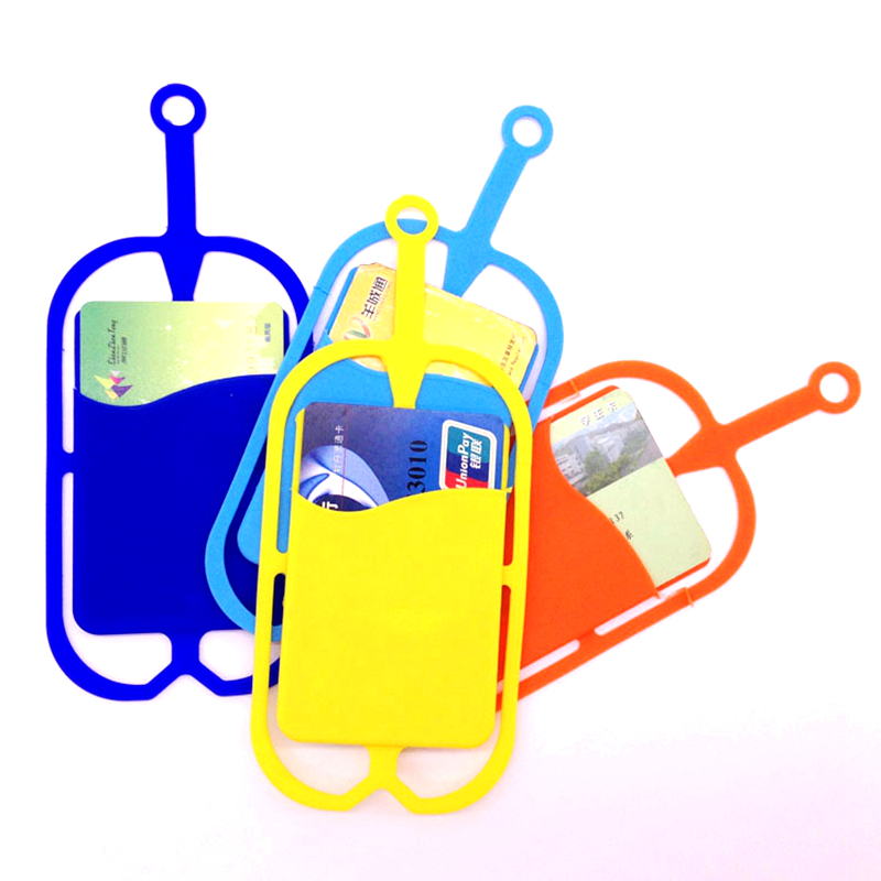 

Universal Mobile Hybrid Cases Soft Silicone Case with Long Lanyard Strap Pounch Card Holder for Black Berry Smart Phone