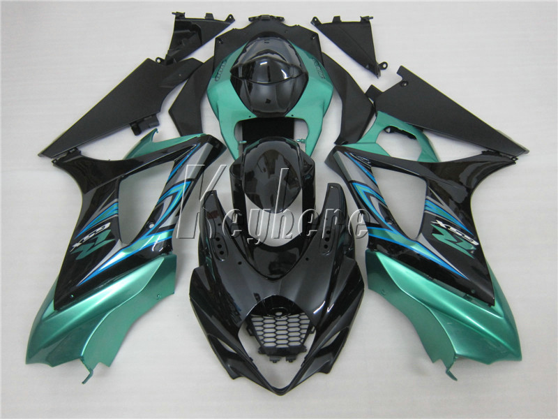

Full ABS plastic fairing kit for Suzuki GSXR1000 2007 2008 green black fairings set gsxr 1000 07 08 OY53, Same as picture