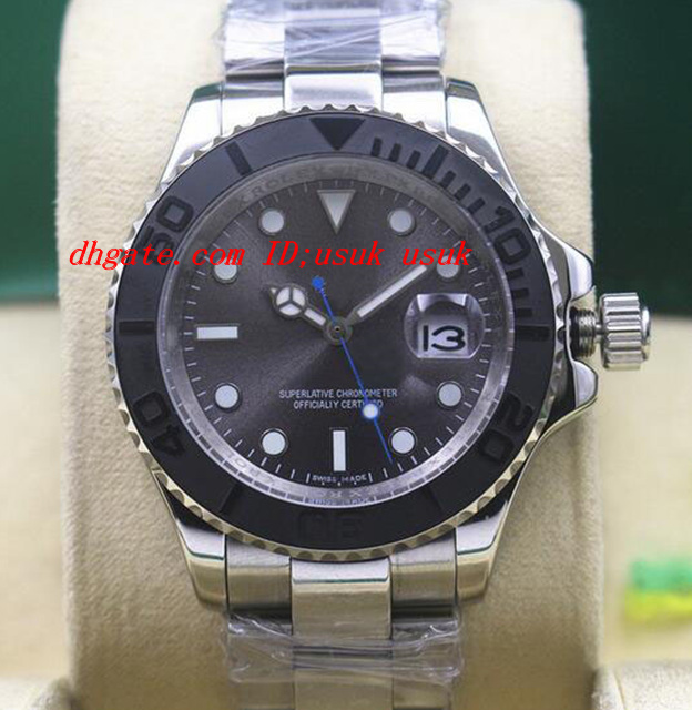 

Luxury Wristwatches 116622 Mens Stainless Steel Rhodium Dial Baby Blue Hand 40MM Automatic Mechanical Men Watches New Arrival