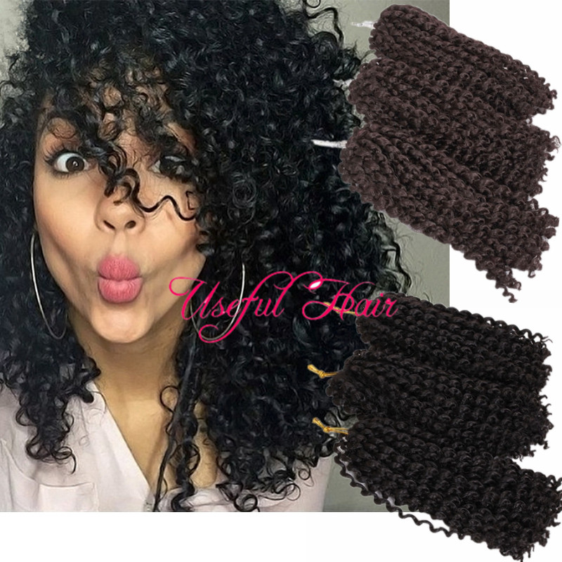 

high quality mali bob MALIBOB 8INCH MARLYBOB KINKY CURLY HAIR SYNTHETIC BARIDING crochet braids 6lots for one head get gift one hook, #2