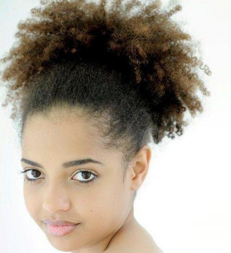 

Afro kinky culry 100% Real Brazilian Remy Hair Ponytail Extensions Clip In natural color 100g-140g Drawstring Ponytail For fashion Women