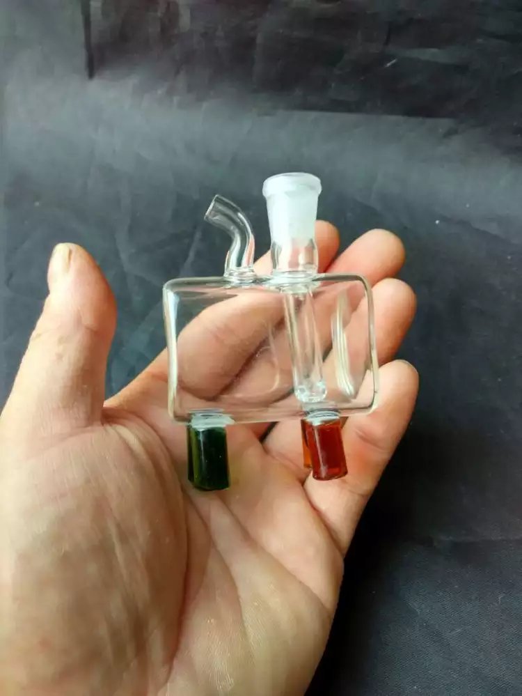 

Small square pot bongs accessories , Glass Water Pipe Smoking Pipes Percolator Glass Bongs Oil Burner Water Pipes Oil Rigs Smoking with Drop