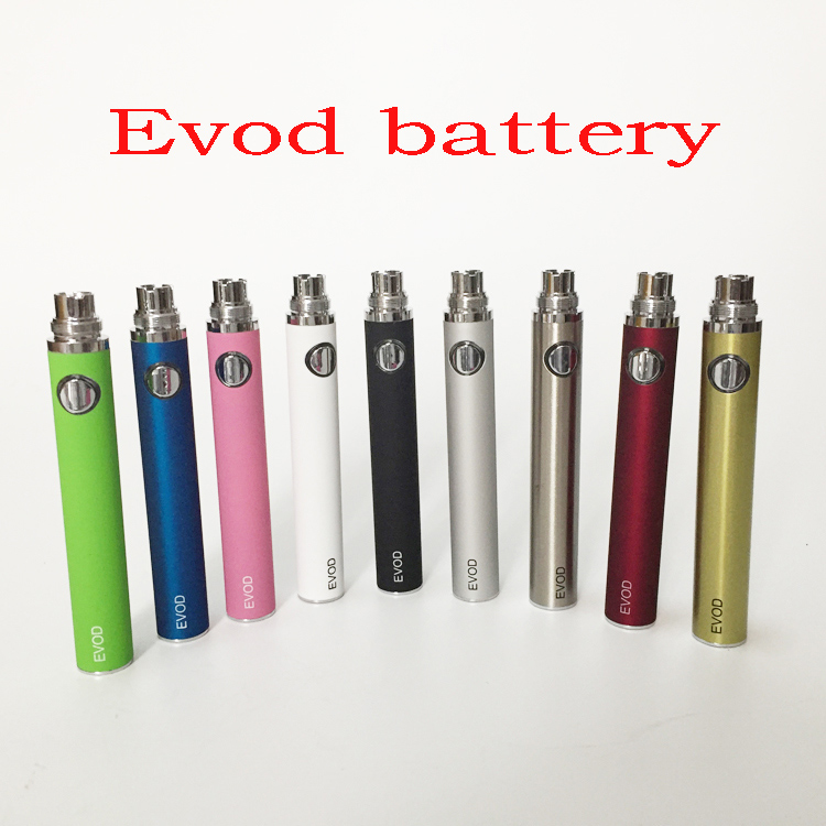 

EVOD battery 650mah 900mah 1100mah 510 thread atomizer MT3 CE4 Vaporizer tank vape pen Electronic Cigarettes E cig