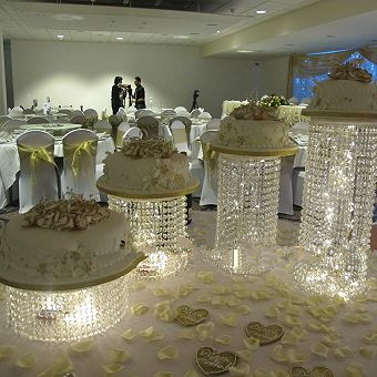 

Crystal cake stand centerpiece Wedding Cake Display Birthday decoration