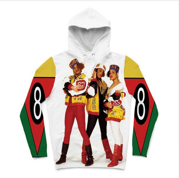 Nouvelle Mode Femmes / Hommes Sel N Pepa 8 Ball Funny 3D Imprimer Casual Crewneck Hoodies Plus La Taille LMS00017