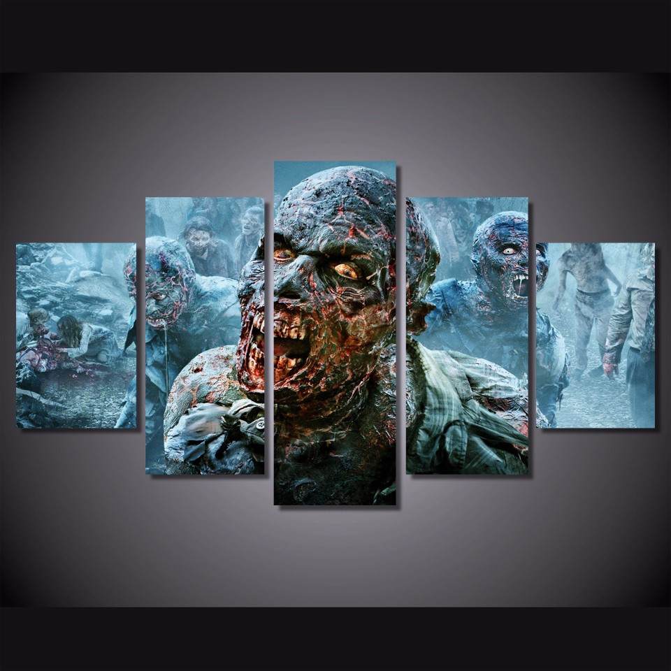The Walking Dead Season 9 Finale Poster Zombie TV Series Silk Art Print 24x43