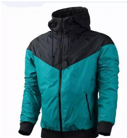 

Fall thin windrunner Men Women jacket high quality waterproof fabric Men sports sportswear Fashion zipper hoodie, White