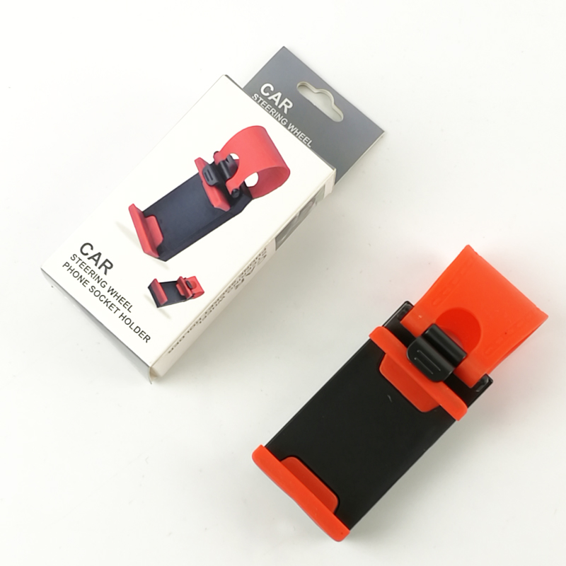 

Universal Car Steering Wheel Cradle Holder SMART Clip Car/Bike Mount for Mobile Cell Phone GPS