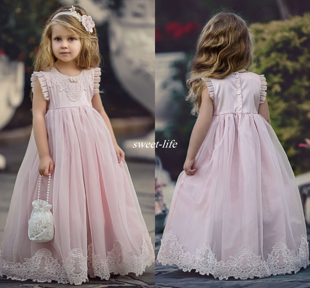 pink princess communion dresses