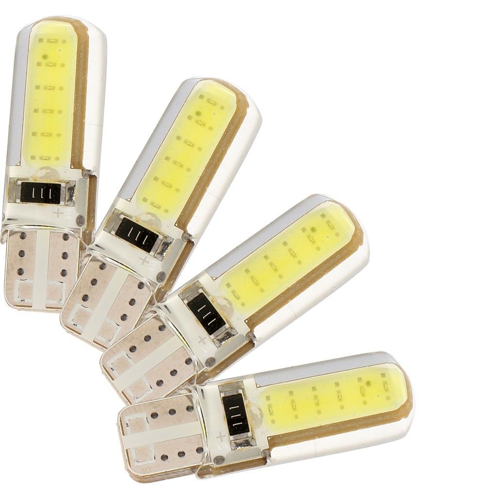 100PCS/LOT T10 158 194 168 W5W COB 20SMD Silica Gel Led Car Interior Door Light Bulb NEW 12V DC-image-399852616