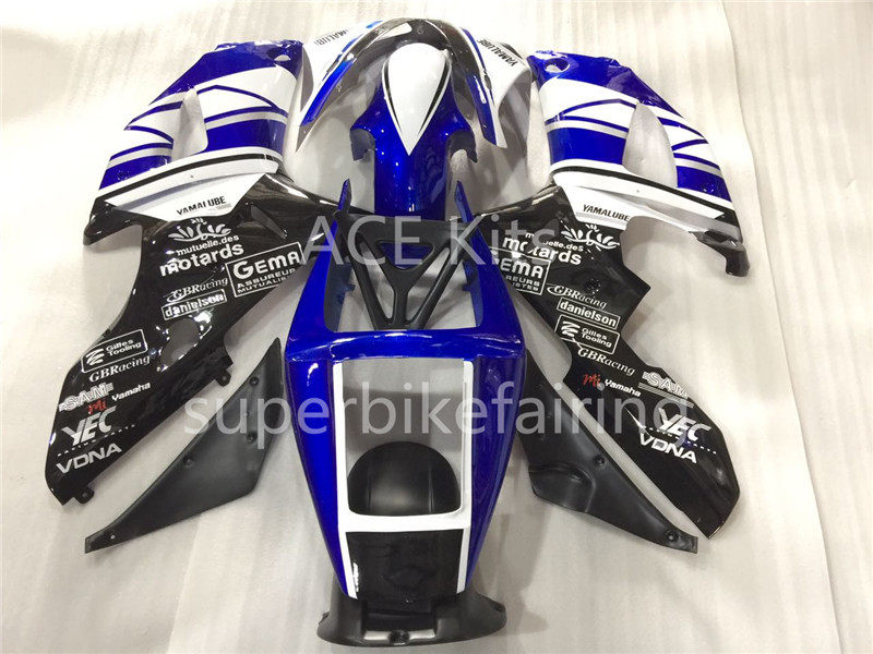 

3Gifts New Hot sales bike Fairings Kits For YAMAHA YZF-R1 1998 1999 r1 98 99 YZF1000 Cool Blue black White SX