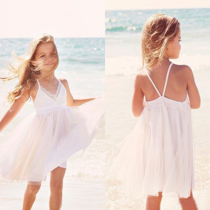 beach flower girl dresses casual