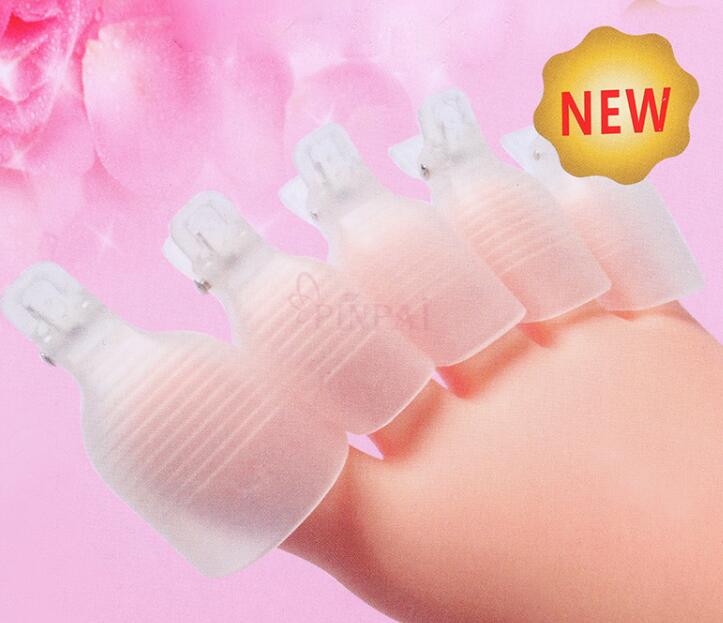 D141 New Style Wearable Gel Polish Remover Acrylic Nail Art Soak Off Clip UV Gel Polish Remover Soaker Clip Caps Pedicure Tool-image-404413433