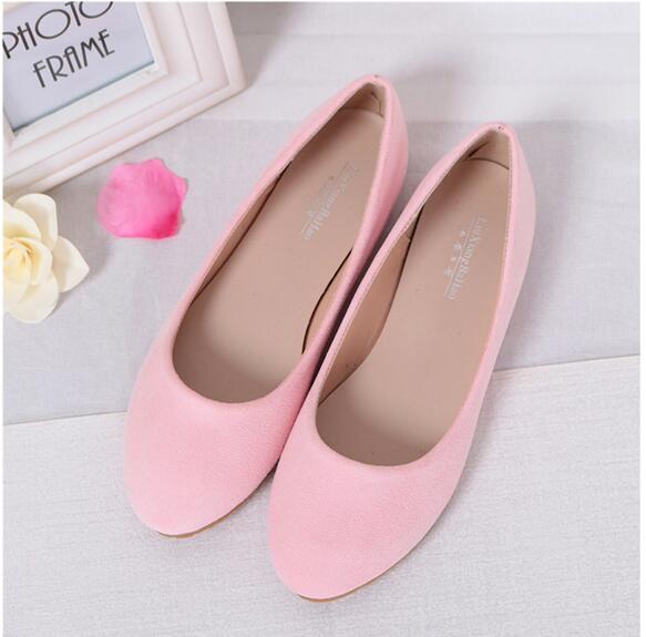 

Comfortable Ballet Flats for Women - Black, Large Size 32-44, Spring/Summer Casual Shoes, Purple