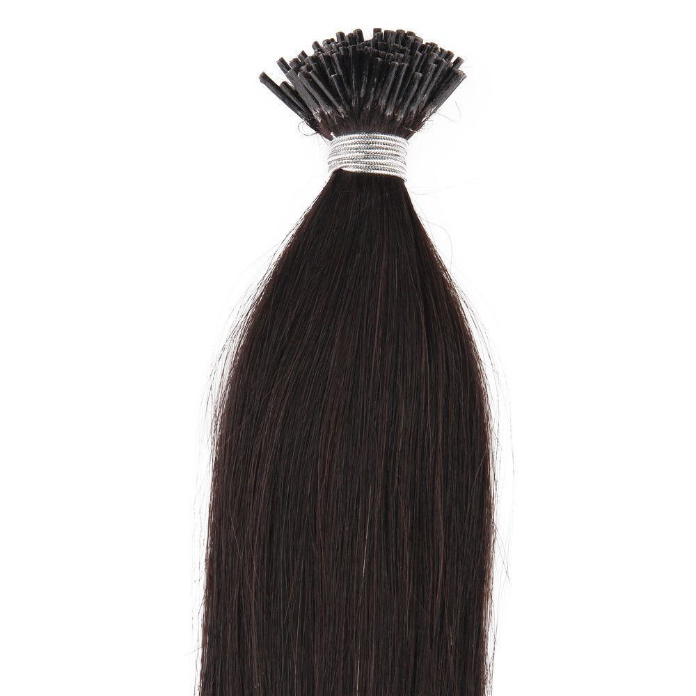 

Hot Sale Straight Unprocessed peruvian i-tip Human hair extensions Brazilian human hair pre-bonded hair extensions 50 gram For Sale