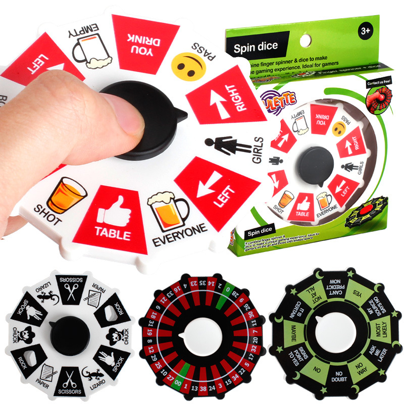 

Fortune Roulette Wheel Fidget Spinner Lucky Wheel Spinners Spinning Turntable Hand Spinner Stress Relief EDC Decompression Fidget Toys DHL