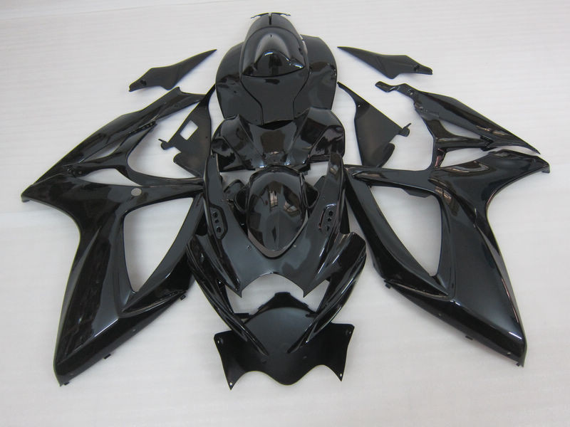 3 cadeaux New Hot ABS kits de carénage de moto 100% Fit pour SUZUKI GSXR 600 750 K6 2006 2007 GSXR600 GSXR750 06 07 R600 R750 Noir