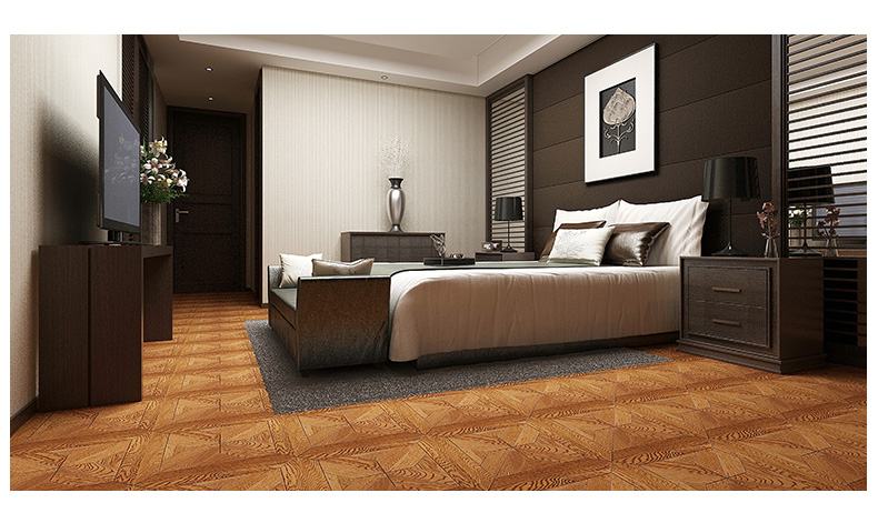 Oak solid laminate art wall parquet walnut wood flooring wooden flooring Decor decoration decorative deck laminate flooring lami-image-404909411