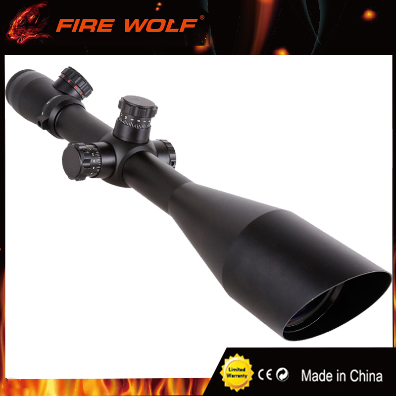 

FIRE WOLF M1 3.5-10X60 Tactical Optics Riflescope Red&Green Dot Reticle Fiber Sight Rifle Scope 30mm Tube