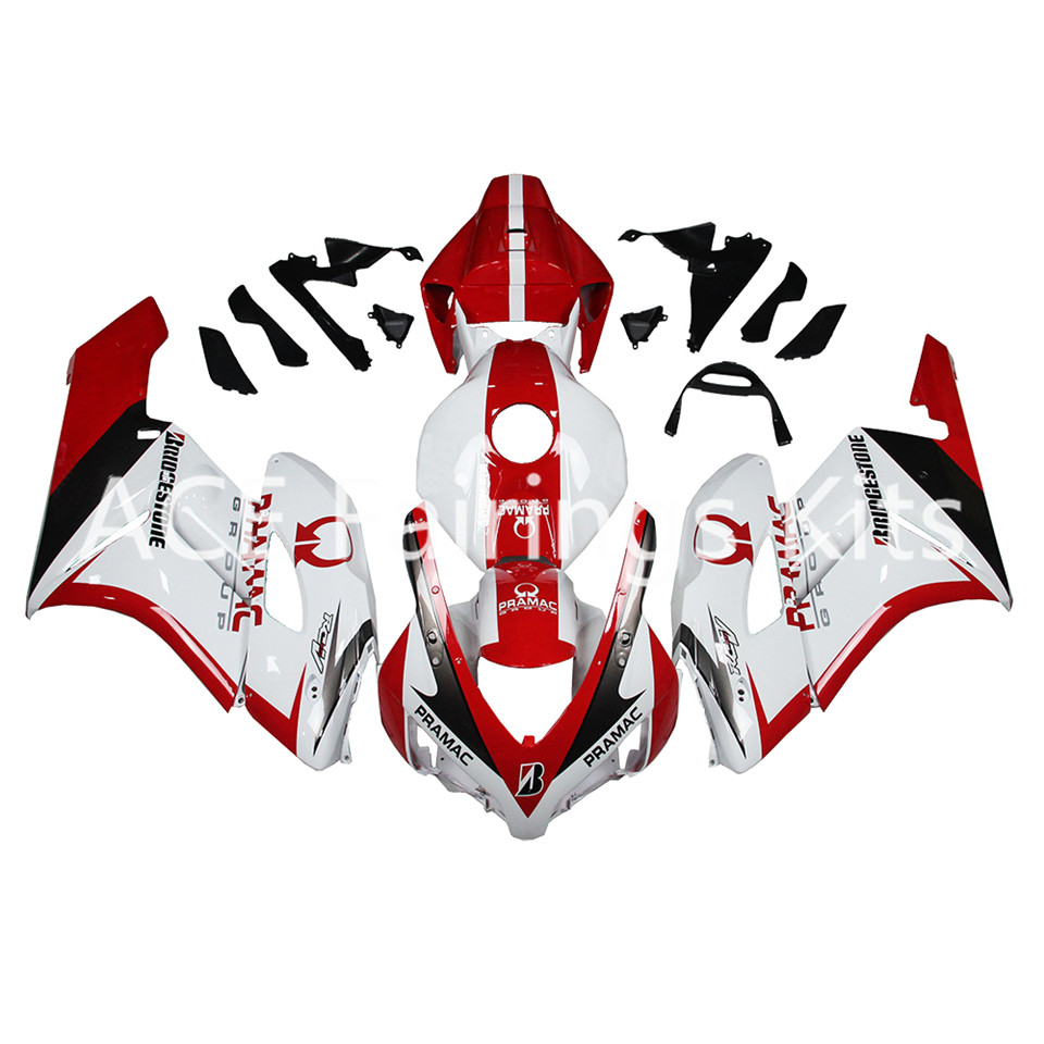 

3 gift new For Honda CBR1000RR 2004 2005 04 05 ABS Motorcycle Fairing Kit Bodywork Red white Classic beauty v46