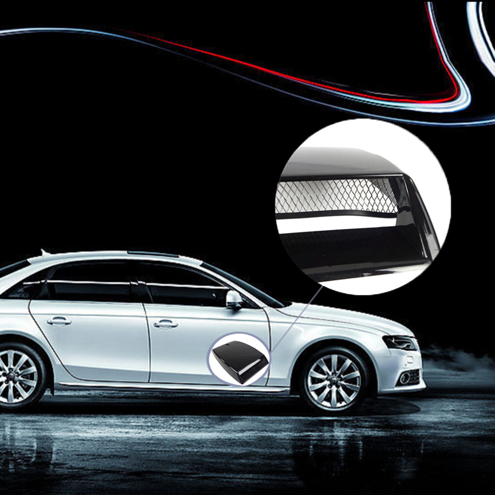 Universal Car Styling Universal Decorative Air Flow Intake Scoop Turbo Bonnet Vent Cover Hood Auto Modified Air Inlet