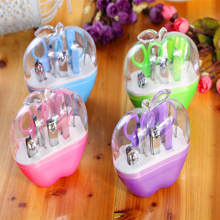 

Nail scissors set 9 pcsTravel Manicure Stainless steel grooming art kits gifts.