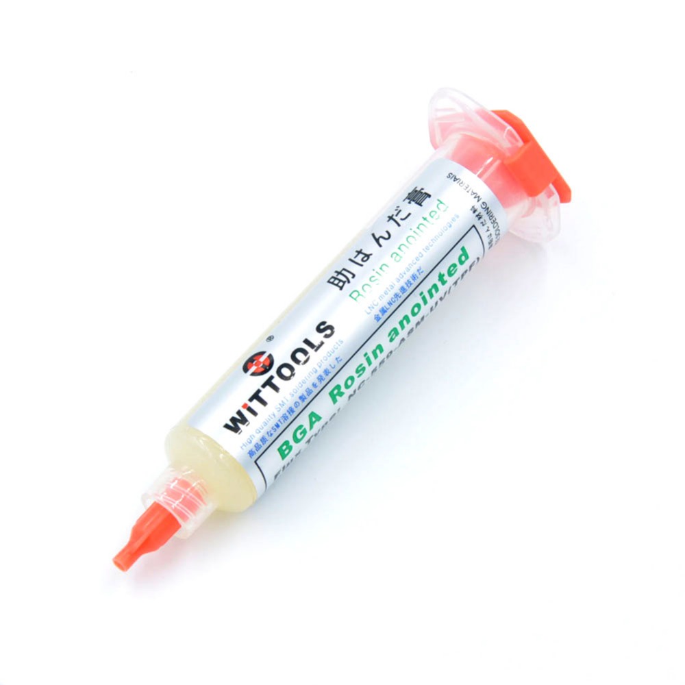 

NC-559-ASM-UV (TPF) Welding Flux Lead-Free No-Clean BGA Rosin Anointed Tacky Flux for Sphere Attachment, Reballing, Chip Solder Flux