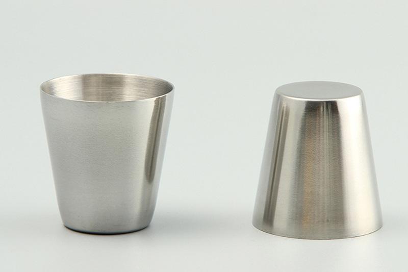 

30ml Drinking Glass Stainless Steel Shot Glasses Cups Wine Beer Whiskey Mugs Outdoor Travel Cup epacket free