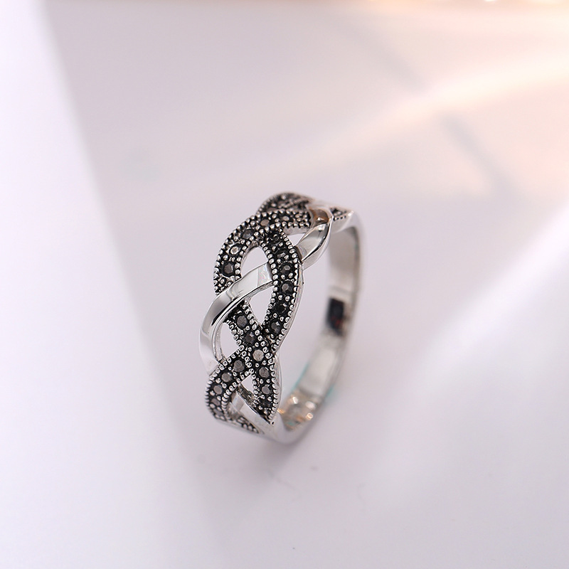 

2017 Limited New Women Plant Anillos Wholesale 925 silver Rings For Woman Fashion Jewelry Fit Original Pandora Retro Ring Cz Rose