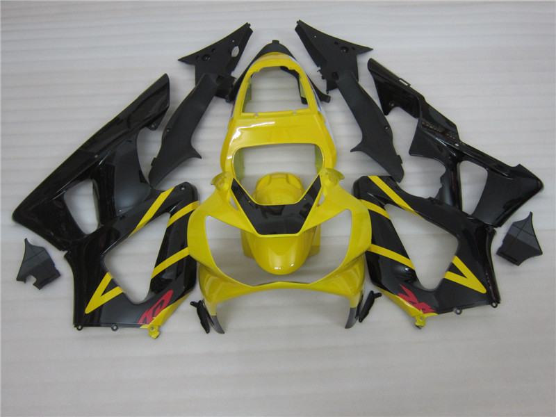 

ABS plastic Injection fairing kit for Honda CBR900RR 00 01 yellow black motorcycle fairings set CBR929RR 2000 2001 OT05, Multi-color