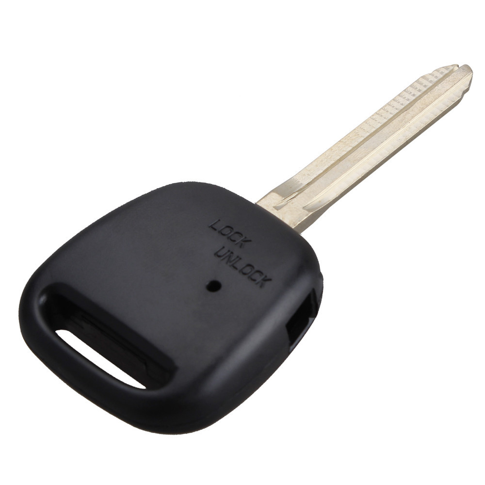 1 Côté Bouton Cadena Estima Harrier À Distance Clé Shell pour Toyota avec lame TOY43 Entrée Sans Clé Fob Cas Alarme Couverture de Voiture Logemen