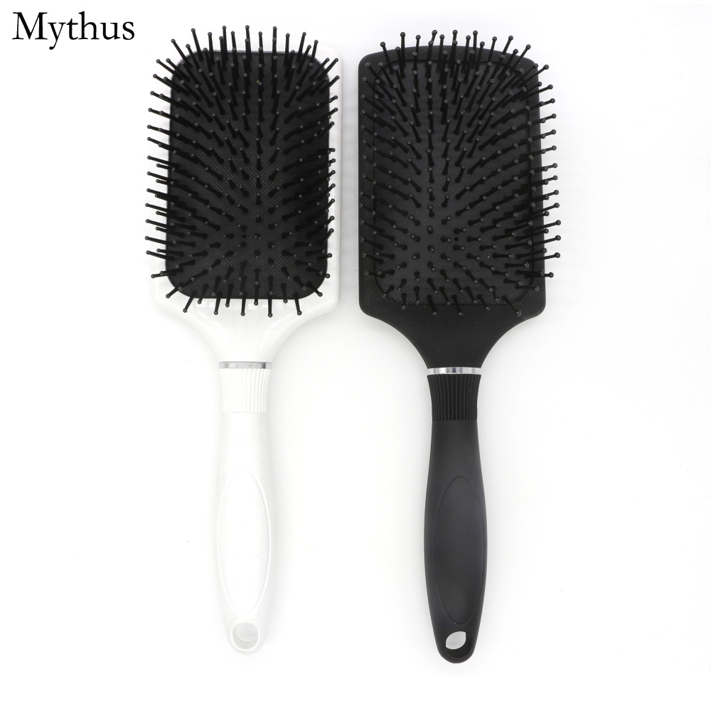 ergonomic abs handle airbag massage comb elastic round teeth hairdressing brush suitable for wet dry hair