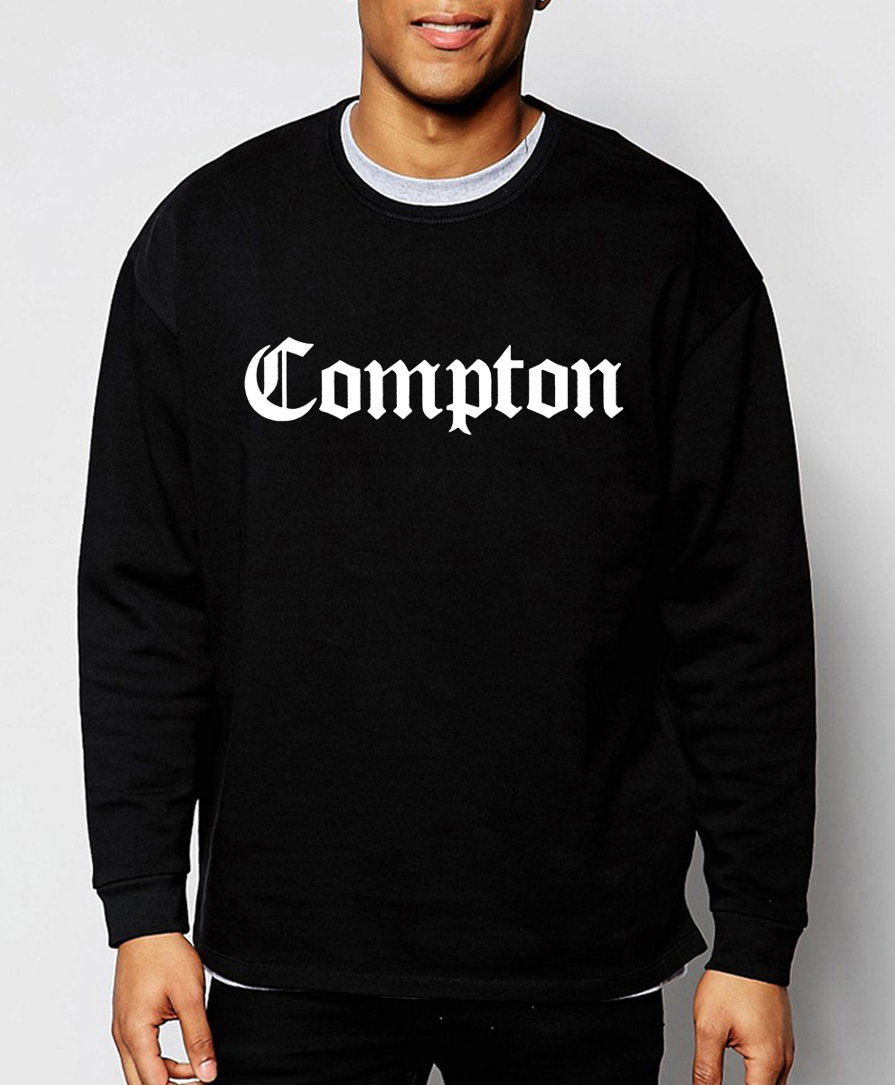 

fashion mens sweatshirts Compton new autumn winter hoodies hip hop streetwear loose cotton crop top clothing, As pc