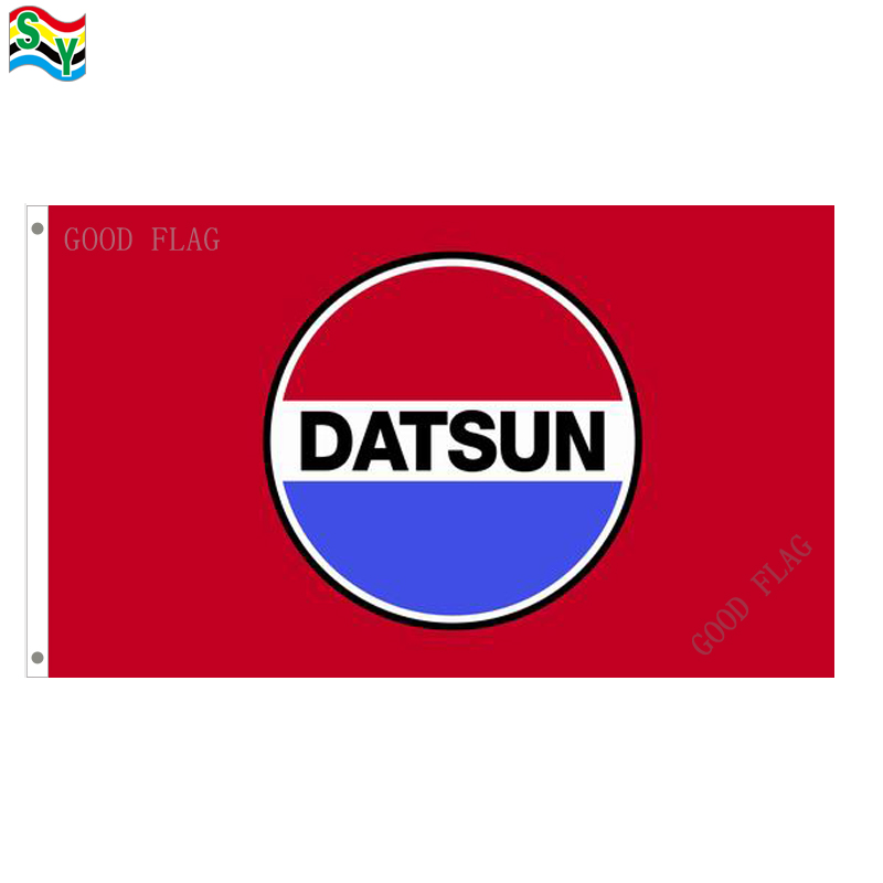 

GoodFlag For datsun red flags banner 3X5 FT 90*150CM Polyster Outdoor Flag