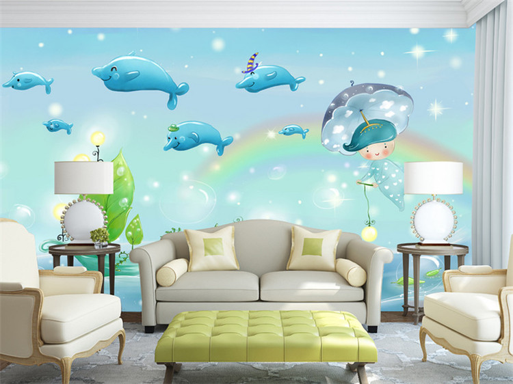 Get Habitacion de los ninos con temas del oceano Desktop Wallpaper Free