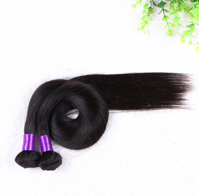 

Quality Grade 8A-- Factory price Straight wave peruvian 100% Virgin Human Hair Bundle 90gper piece and 3 Bundles/lot Hair