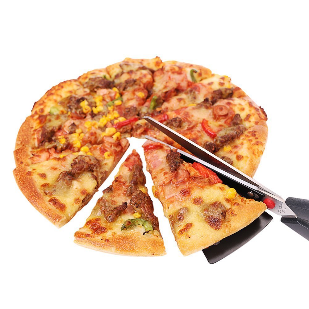 

11 Inch Stainless Steel Pizza Scissors Easy Getting Your Hot Pizza off from the Tray A Replacement of Your Regular Pizza Cutter DEC272