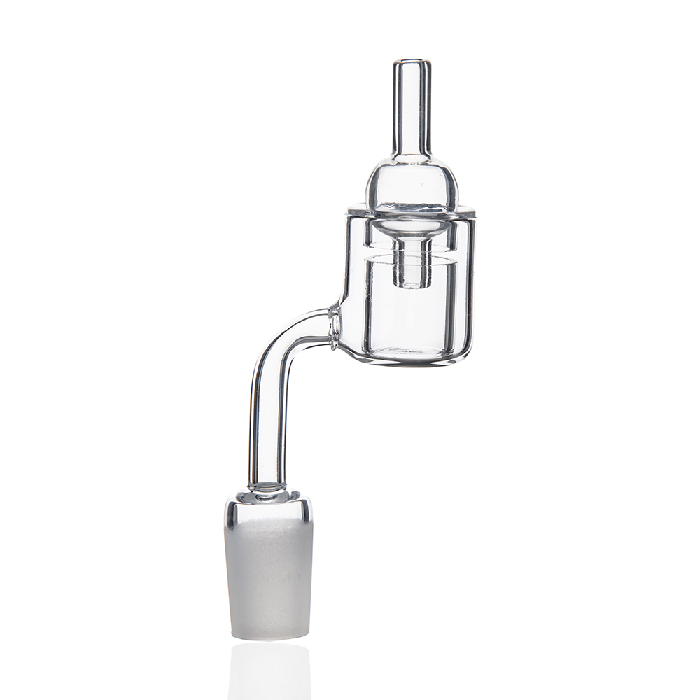 

DHL Set Quartz Thermal Banger+Colored glass carb cap 10mm 14mm 18mm Double Tube Quartz Thermal Banger PukinBeagle thermal P Banger