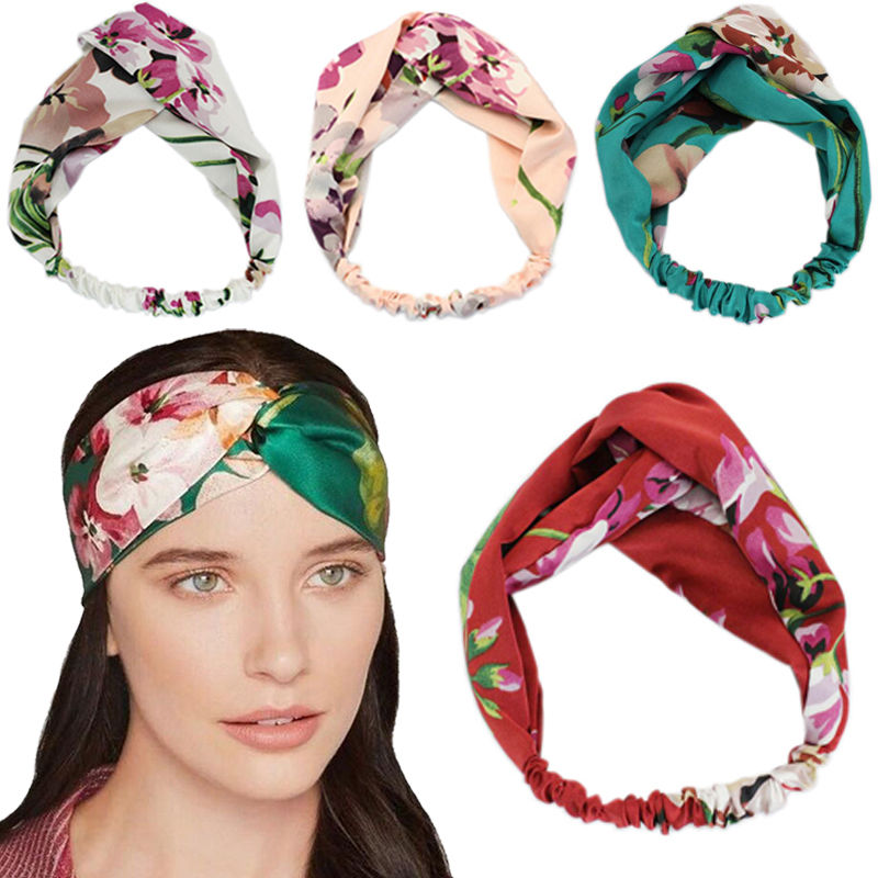 

Summer Fashion Women Turban Headband Cross Knot HairBand Headwrap Headwear New #R48
