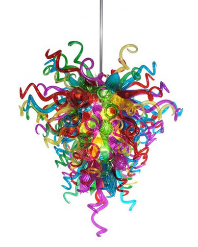 Factory Outlet Lightings Chandelier Lamps Multi Colored Murano Chandeliers Hanging Glass LED Lighting for Party Decoration-image-403014739