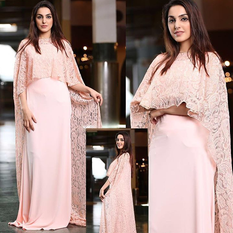 

Elegant Chiffon Formal Party Dress With Lace Wrap Fashion Boat Neckline Sleeveless Prom Dresses Custom Made Graceful Dresses Evening Wear, Light sky blue