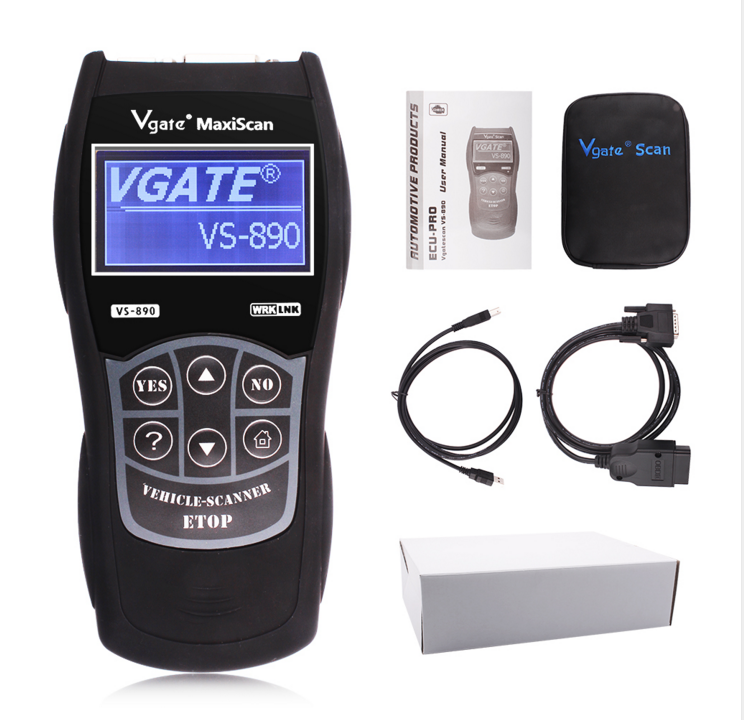 

Original Vgate VS890 Fault Code Reader Auto Diagnostic-Tool Universal For Car OBD2 Scanner Maxiscan 13 Languages